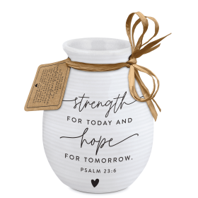 Textured Ceramic Vase Of Inspiration And Hope