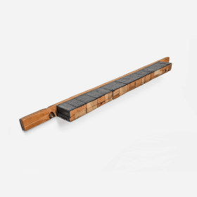 Handcrafted Charred Wood Wall Art - Custom Sizes Available