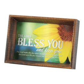 Elegant Lord Bless You Photo Frame For 4X6 Inch Pictures